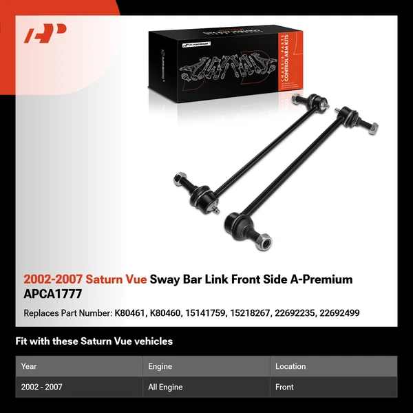 2002-2007 Saturn Vue Sway Bar Link Front Side A-Premium APCA1777