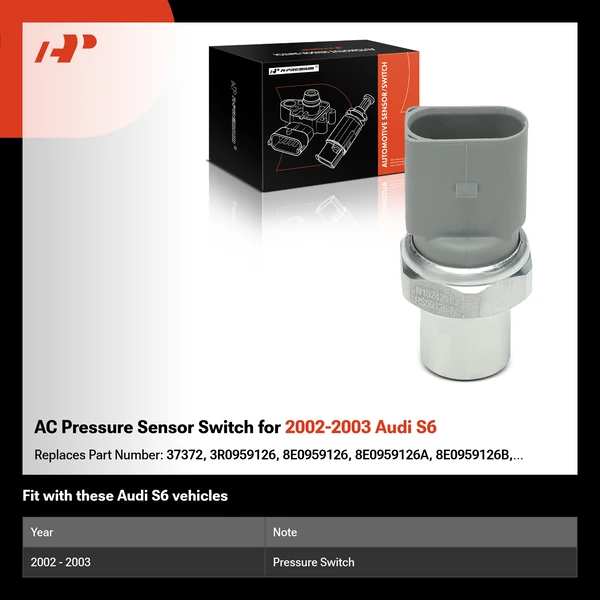 AC Pressure Sensor Switch for 2002-2003 Audi S6