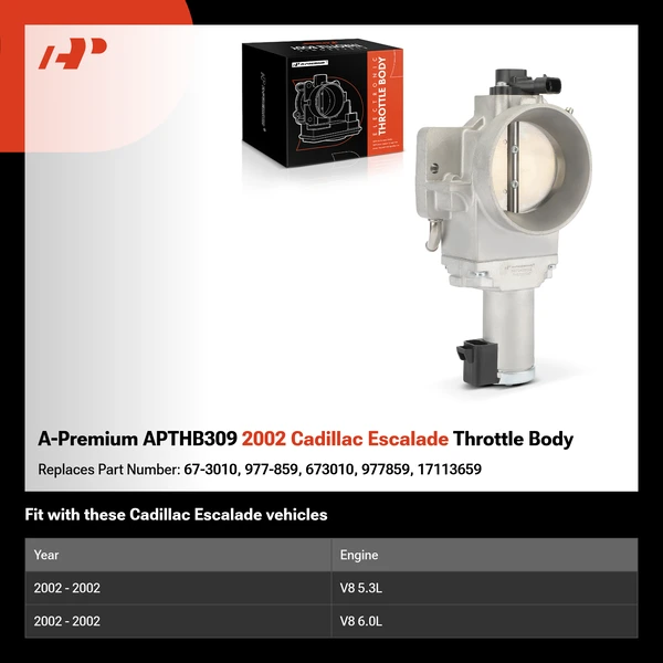 A-Premium APTHB309 2002 Cadillac Escalade Throttle Body