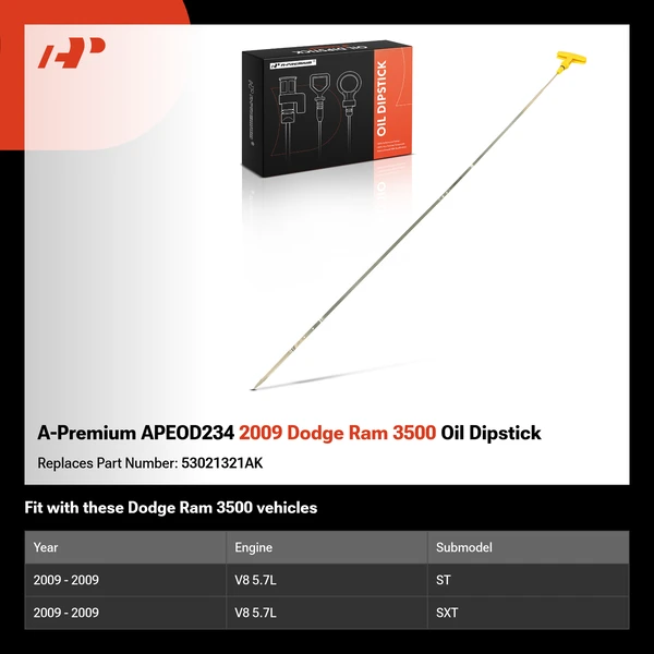 A-Premium APEOD234 2009 Dodge Ram 3500 Oil Dipstick