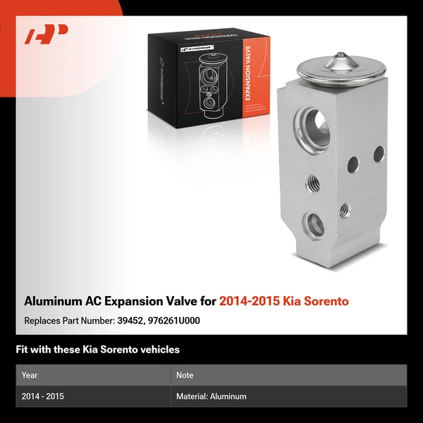 Aluminum AC Expansion Valve for 2014-2015 Kia Sorento