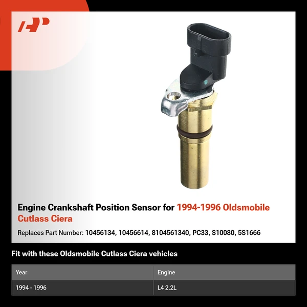 Engine Crankshaft Position Sensor for 1994-1996 Oldsmobile Cutlass Ciera