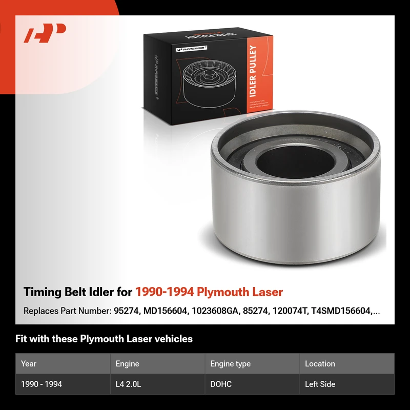 Timing Belt Idler for 1990-1994 Plymouth Laser