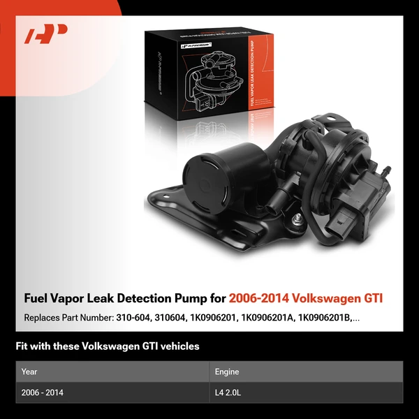 Fuel Vapor Leak Detection Pump for 2006-2014 Volkswagen GTI