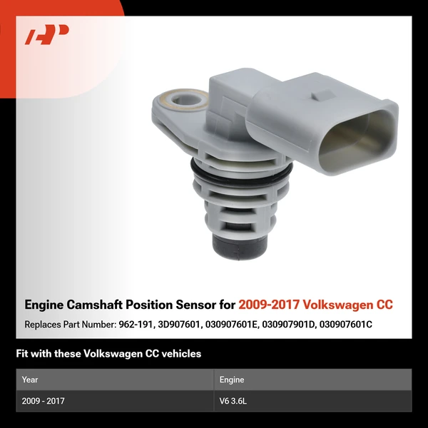 Engine Camshaft Position Sensor for 2009-2017 Volkswagen CC