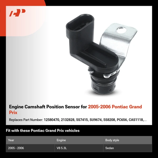 Engine Camshaft Position Sensor for 2005-2006 Pontiac Grand Prix