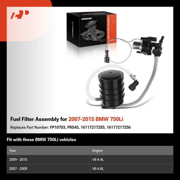Fuel Filter Assembly for 2007-2015 BMW 750Li