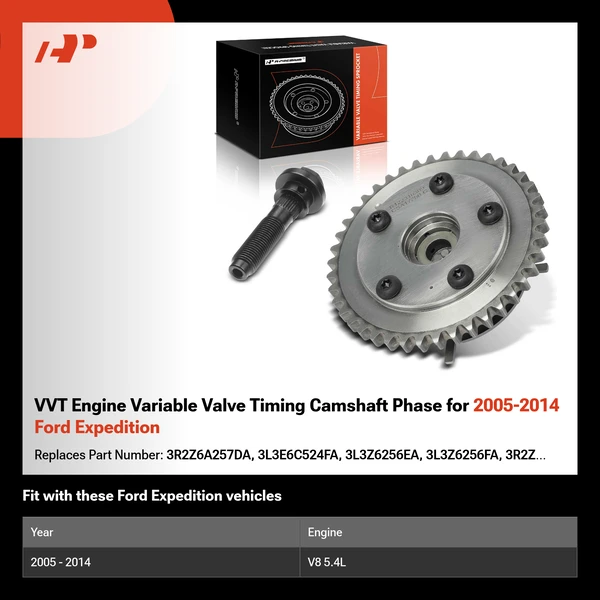 VVT Engine Variable Valve Timing Camshaft Phase for 2005-2014 Ford Expedition