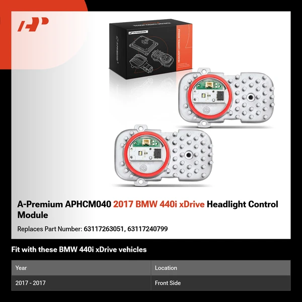 A-Premium APHCM040 2017 BMW 440i xDrive Headlight Control Module