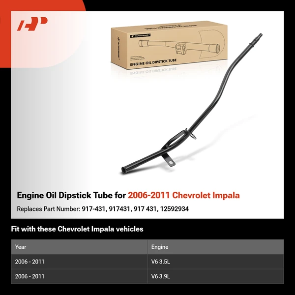 Engine Oil Dipstick Tube for 2006-2011 Chevrolet Impala