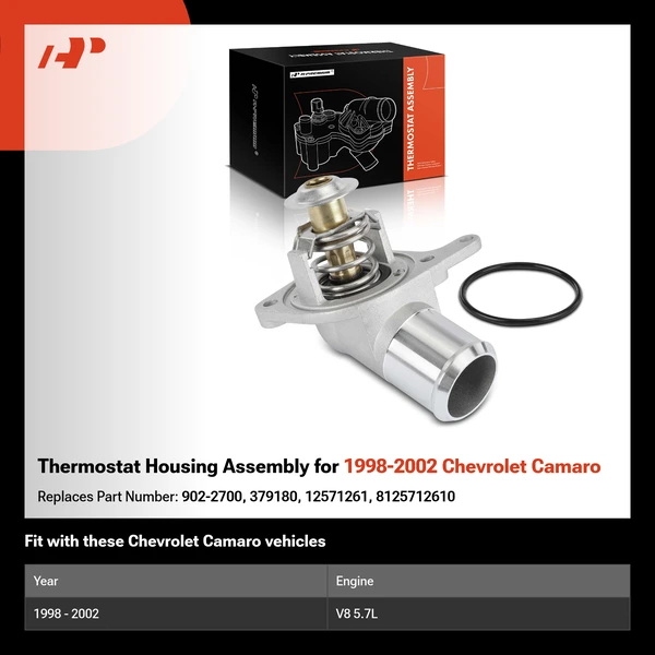 Thermostat Housing Assembly for 1998-2002 Chevrolet Camaro