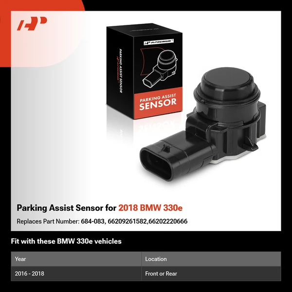 Parking Assist Sensor for 2018 BMW 330e