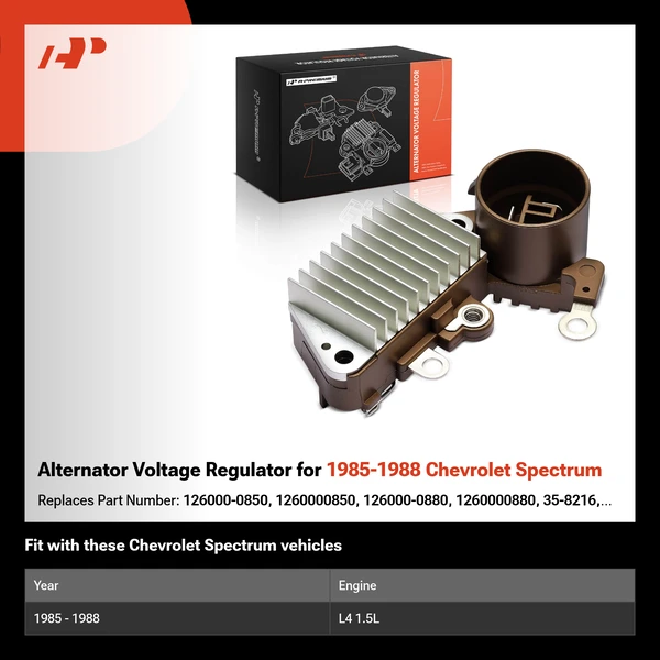 Alternator Voltage Regulator for 1985-1988 Chevrolet Spectrum