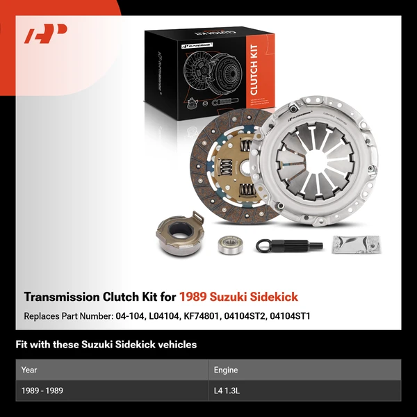 Transmission Clutch Kit for 1989 Suzuki Sidekick