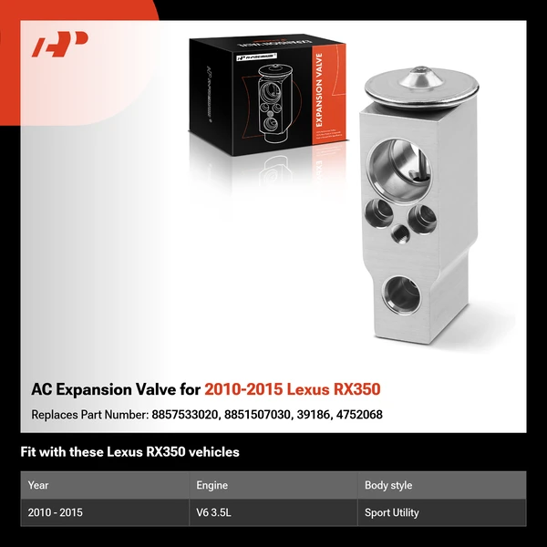 AC Expansion Valve for 2010-2015 Lexus RX350
