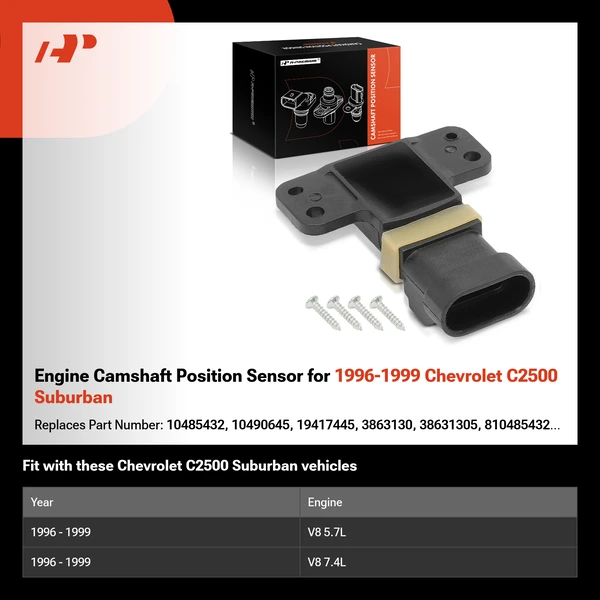 Engine Camshaft Position Sensor for 1996-1999 Chevrolet C2500 Suburban