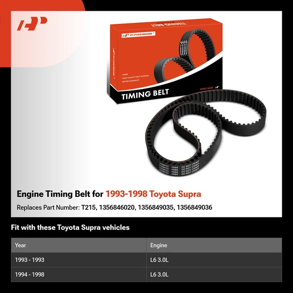Engine Timing Belt for 1993-1998 Toyota Supra