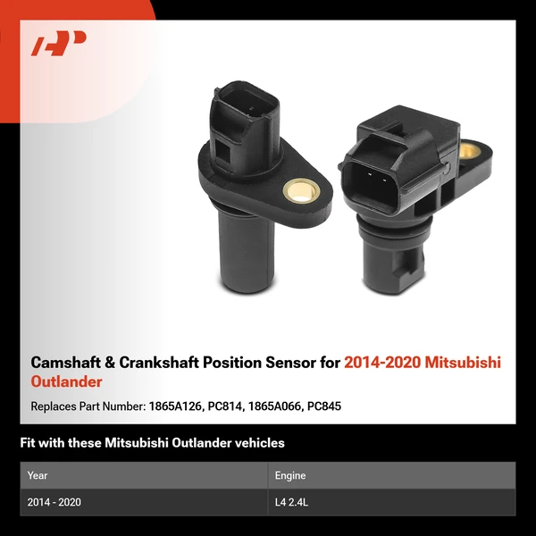 Camshaft & Crankshaft Position Sensor for 2014-2020 Mitsubishi Outlander