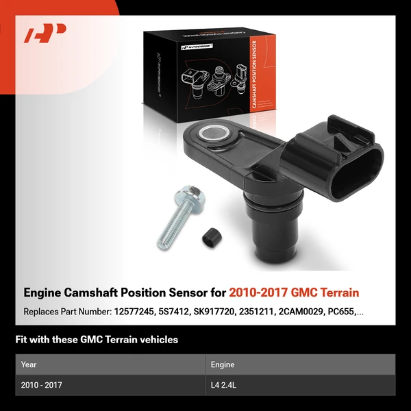 Engine Camshaft Position Sensor for 2010-2017 GMC Terrain