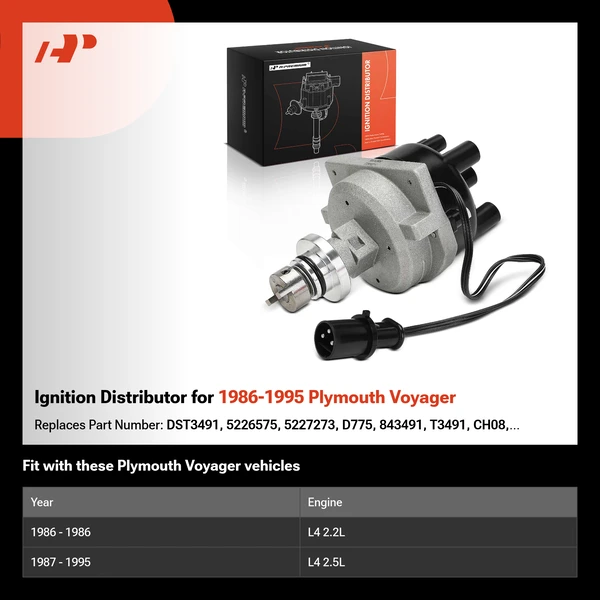 Ignition Distributor for 1986-1995 Plymouth Voyager