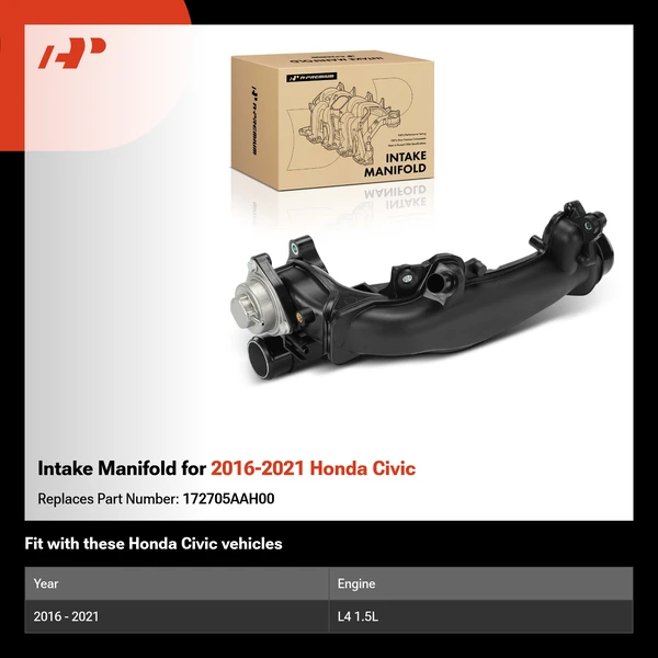 Intake Manifold for 2016-2021 Honda Civic
