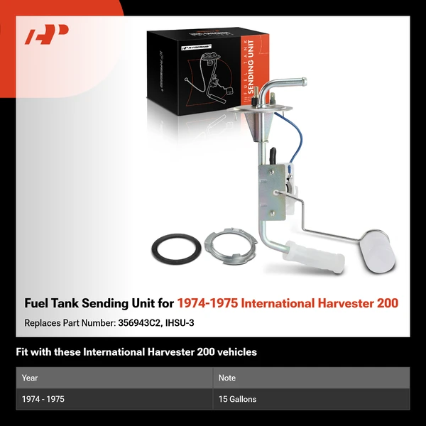 Fuel Tank Sending Unit for 1974-1975 International Harvester 200
