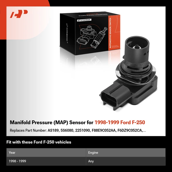 Manifold Pressure (MAP) Sensor for 1998-1999 Ford F-250