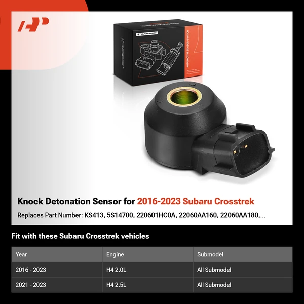 Knock Detonation Sensor for 2016-2023 Subaru Crosstrek