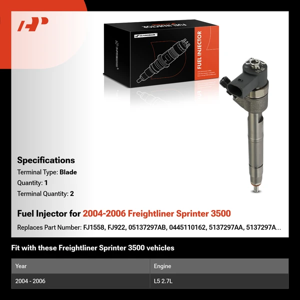 Fuel Injector for 2004-2006 Freightliner Sprinter 3500