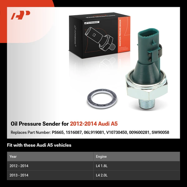 Oil Pressure Sender for 2012-2014 Audi A5