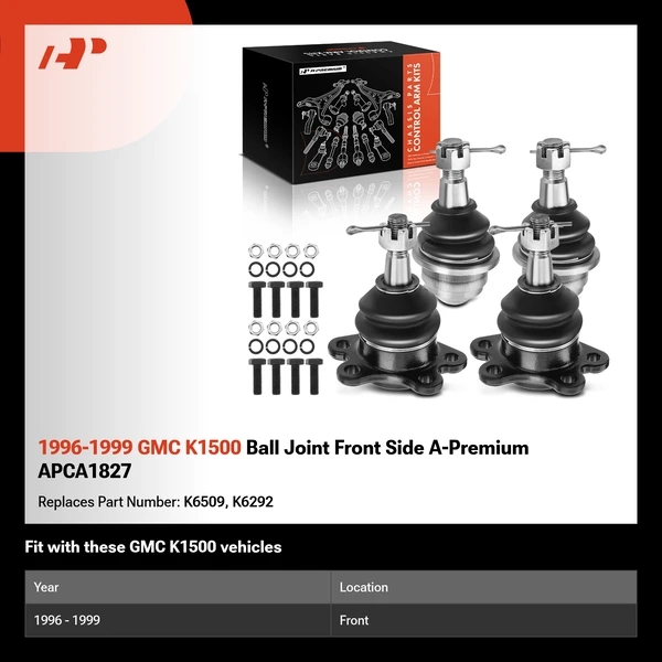 1996-1999 GMC K1500 Ball Joint Front Side A-Premium APCA1827