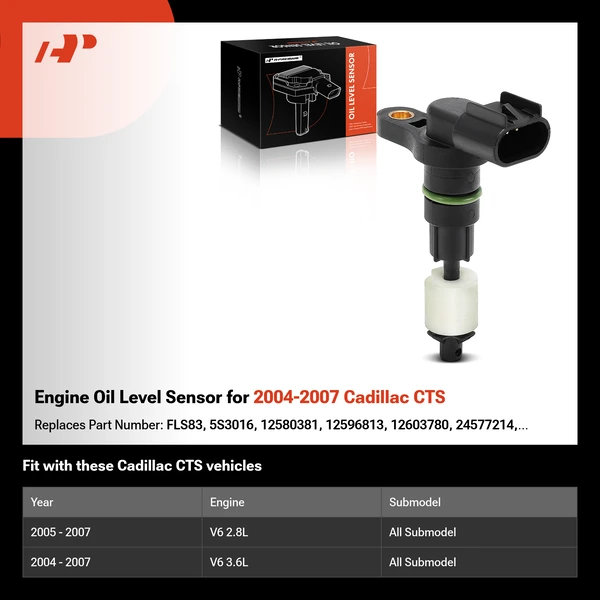 Engine Oil Level Sensor for 2004-2007 Cadillac CTS