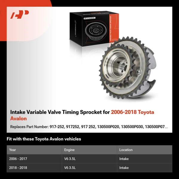 Intake Variable Valve Timing Sprocket for 2006-2018 Toyota Avalon