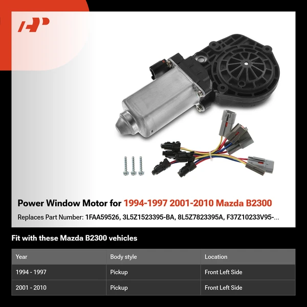 Power Window Motor for 1994-1997 2001-2010 Mazda B2300