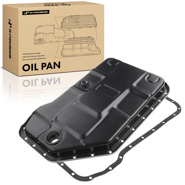 Transmission Oil Pan with Drain Plug & Gasket for 1997-1999 Audi A8 Quattro