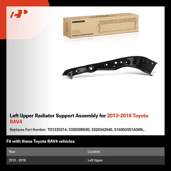 Left Upper Radiator Support Assembly for 2013-2018 Toyota RAV4