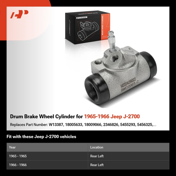 Drum Brake Wheel Cylinder for 1965-1966 Jeep J-2700