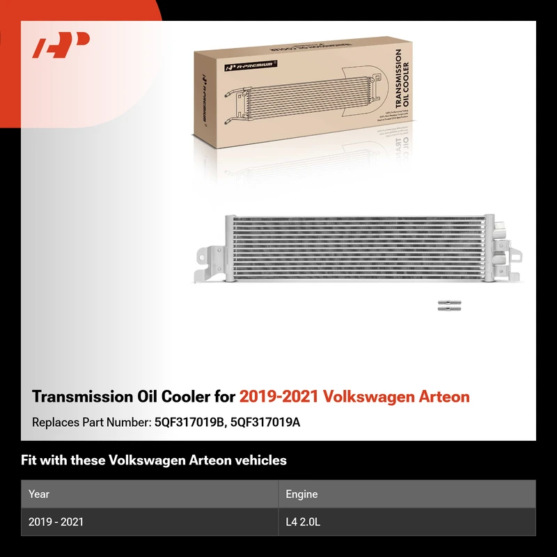 Transmission Oil Cooler for 2019-2021 Volkswagen Arteon