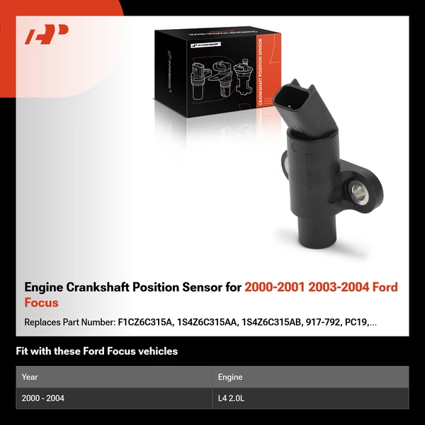 Engine Crankshaft Position Sensor for 2000-2001 2003-2004 Ford Focus