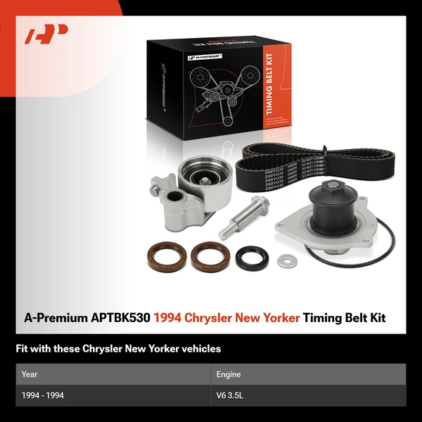 A-Premium APTBK530 1994 Chrysler New Yorker Timing Belt Kit