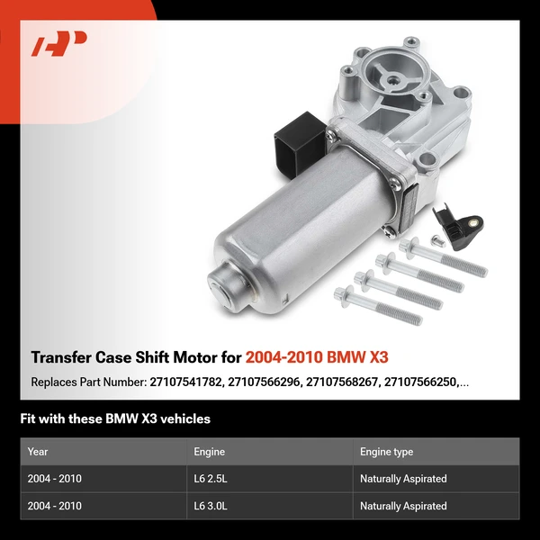 Transfer Case Shift Motor for 2004-2010 BMW X3