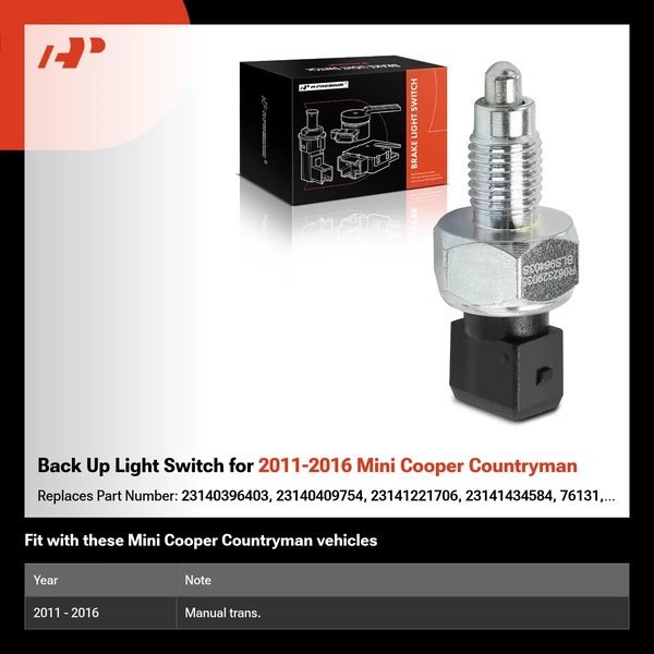 Back Up Light Switch for 2011-2016 Mini Cooper Countryman