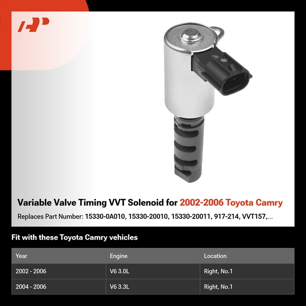 Variable Valve Timing VVT Solenoid for 2002-2006 Toyota Camry