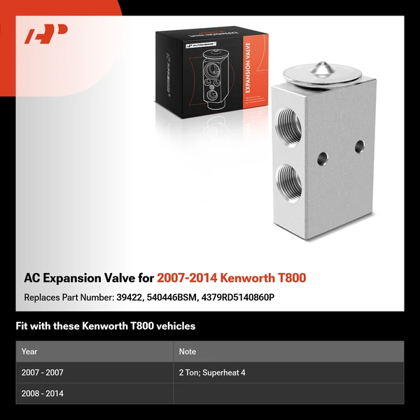 AC Expansion Valve for 2007-2014 Kenworth T800