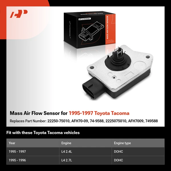 Mass Air Flow Sensor for 1995-1997 Toyota Tacoma