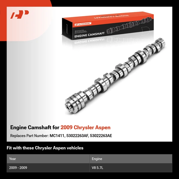 Engine Camshaft for 2009 Chrysler Aspen