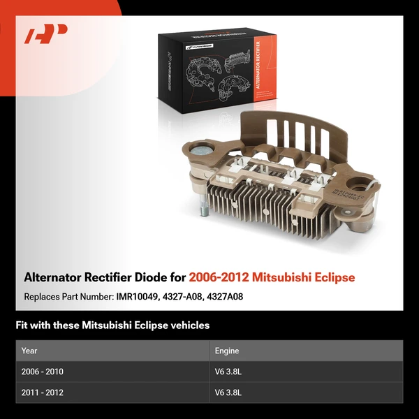 Alternator Rectifier Diode for 2006-2012 Mitsubishi Eclipse