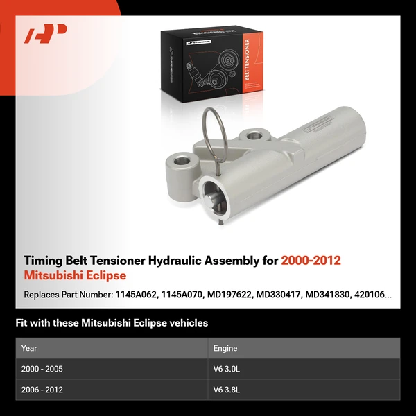 Timing Belt Tensioner Hydraulic Assembly for 2000-2012 Mitsubishi Eclipse