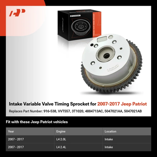 Intake Variable Valve Timing Sprocket for 2007-2017 Jeep Patriot