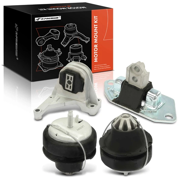4-Pc Engine Mount Front & Rear A-Premium APEM926